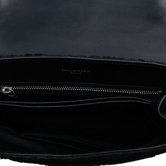 Pre-Loved Saint Laurent Toy Shearling Loulou Crossbody - Picture 4 of 7